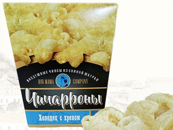 Чичарроны со вкусом холодца и хрена в Шатуре