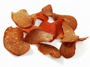 Ресторанные гренки с паприкой: Ресторанные гренки с холодцом и хреном