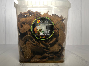 Ведро Ржаные гренки со вкусом сала с горчицей: Ведро Ржаные гренки с малосольным огурчиком