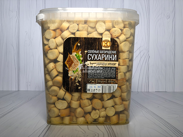 Сухарики с холодцом и хреном в Шатуре