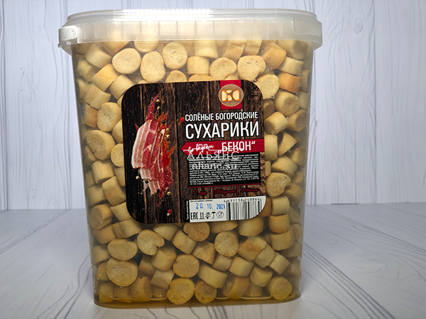 Сухарики с беконом в Шатуре