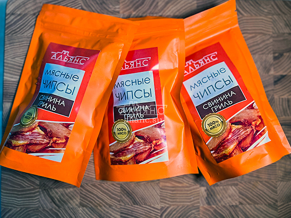 Мясо (АЛЬЯНС) вяленое свинина "Гриль" 50 гр. в Шатуре