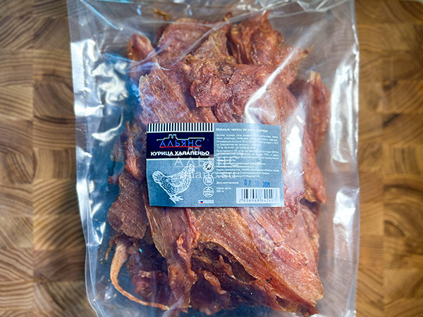 Мясо (АЛЬЯНС) вяленое курица 500гр "С халапеньо" в Шатуре