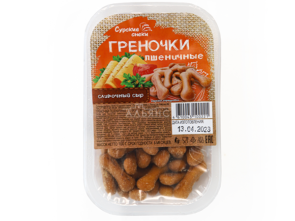 Сурские (ПШЕНИЧНЫЕ) Сливочный сыр (100 гр) в Шатуре