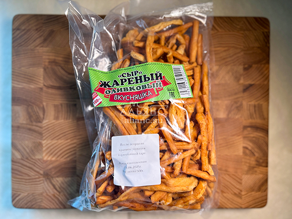 Жареный сыр "ВКУСНЯШКА" (Оливковый) 500гр. в Шатуре