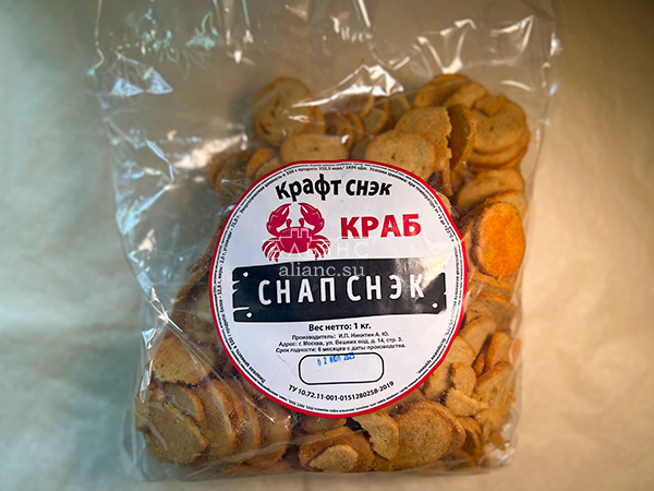 Снапсы ПШЕНИЧНЫЕ "Краб" в Шатуре