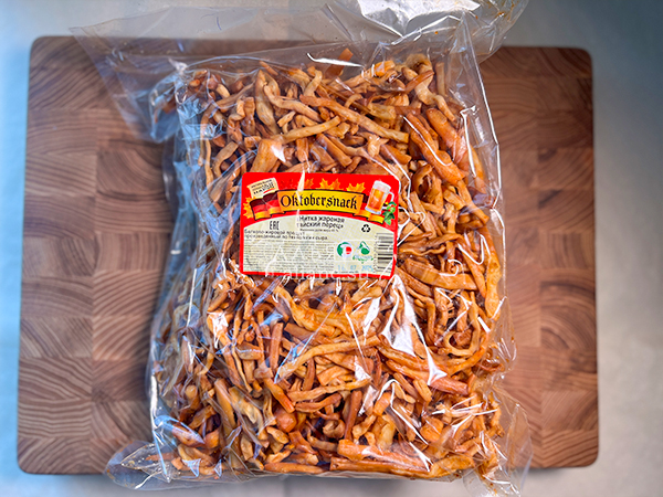 Нитка ЖАРЕНАЯ "Тайский перец" Oktobersnack 1 кг (сырный продукт) в Шатуре