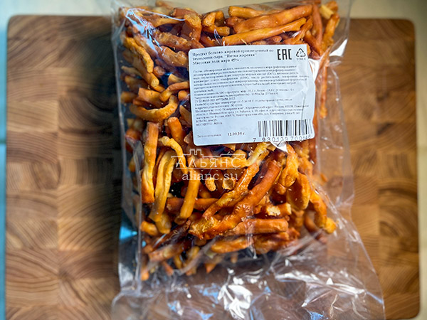 Нитка ЖАРЕНАЯ  Oktobersnack1 кг (сырный продукт) в Шатуре