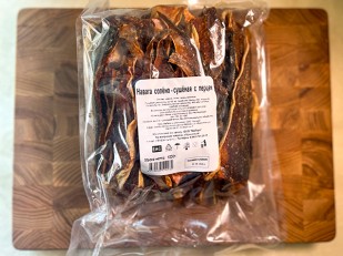 Шашлычок из карася холодного копчения: Навага солено-сушеная с перцем (МИЛАРА)