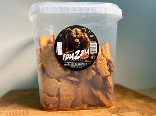 Вяленое мясо: Ведро Ржаные гренки со вкусом Салями (1 кг)