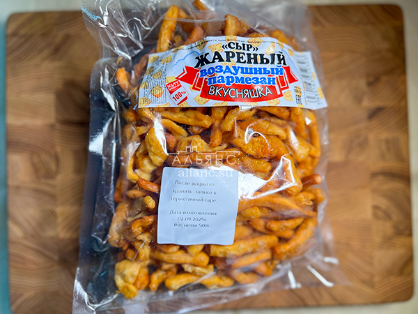 Жареный сыр "ВКУСНЯШКА" со вкусом пармезан (500 гр) в Шатуре